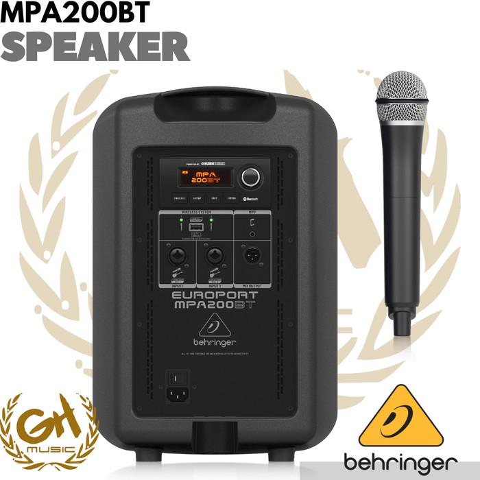 Behringer MPA200 BT Speaker with Wireless Microphone Meeting Karaoke