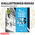 GALLISTRINGS RS942 Electric Guitar Strings 09-42 - Senar Gitar Listrik Elektrik Galli Strings RS942 Original Asli