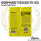 Orphee TX630 Acoustic Guitar String 11-52 - Senar Gitar Akustik