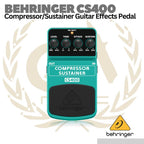 Behringer CS400 Compressor / Sustainer Pedal Effect - Efek Gitar