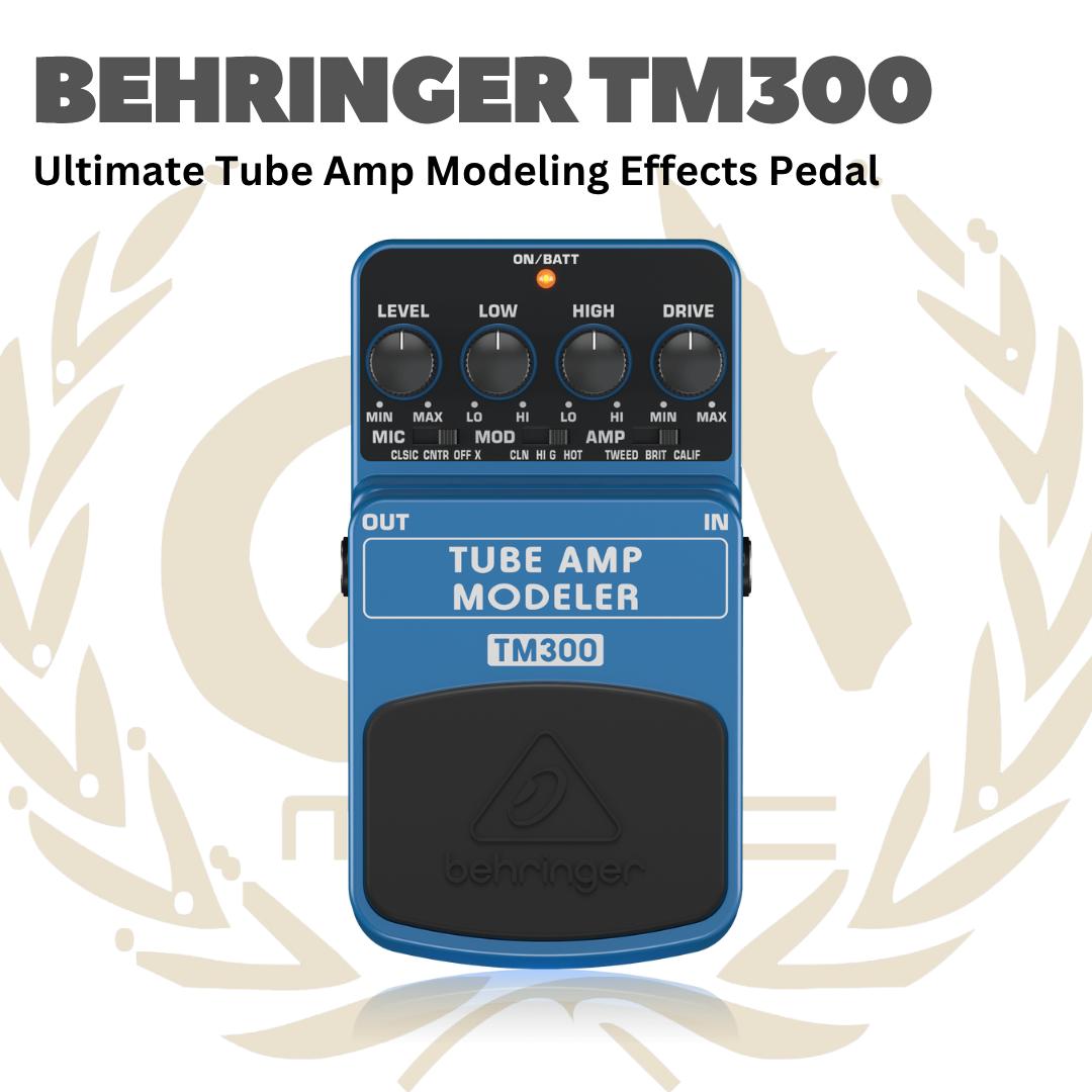Behringer TM300 Ultimate Tube Amp Modeling Effects Pedal - Efek Pedal TM 300 | TM-300