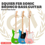 Squier FSR Sonic Bronco Bass Guitar - Bass Listrik Gitar Bass Elektrik Short Scale Original Asli