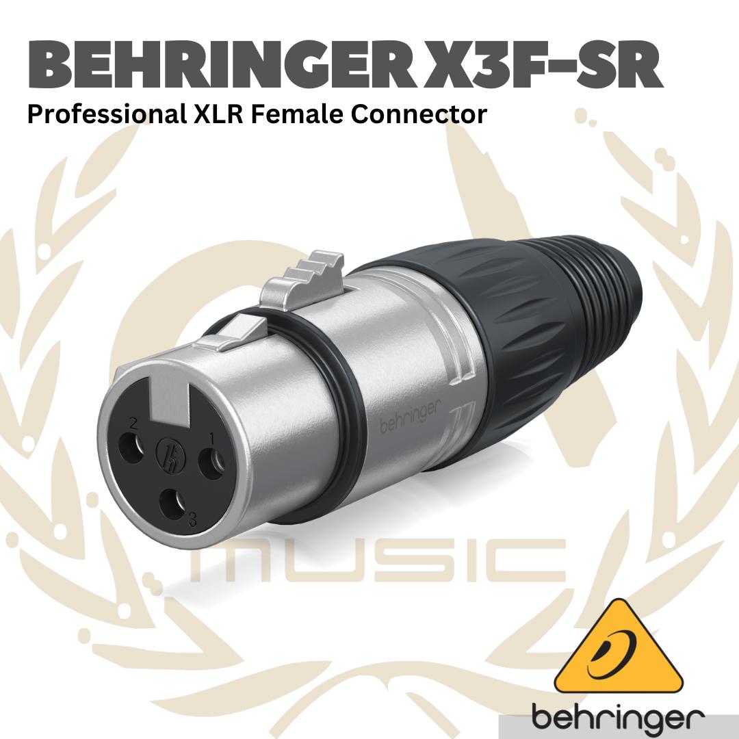 Behringer X3F Professional XLR Female Connector - Jack XLR Female 3 Pin X3-F