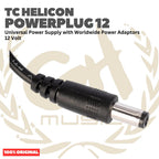 TC Helicon Powerplug 12 Universal Power Supply with Worldwide Power Adaptors 12 Volt - Adaptor untuk Efek Alat Musik Original Asli