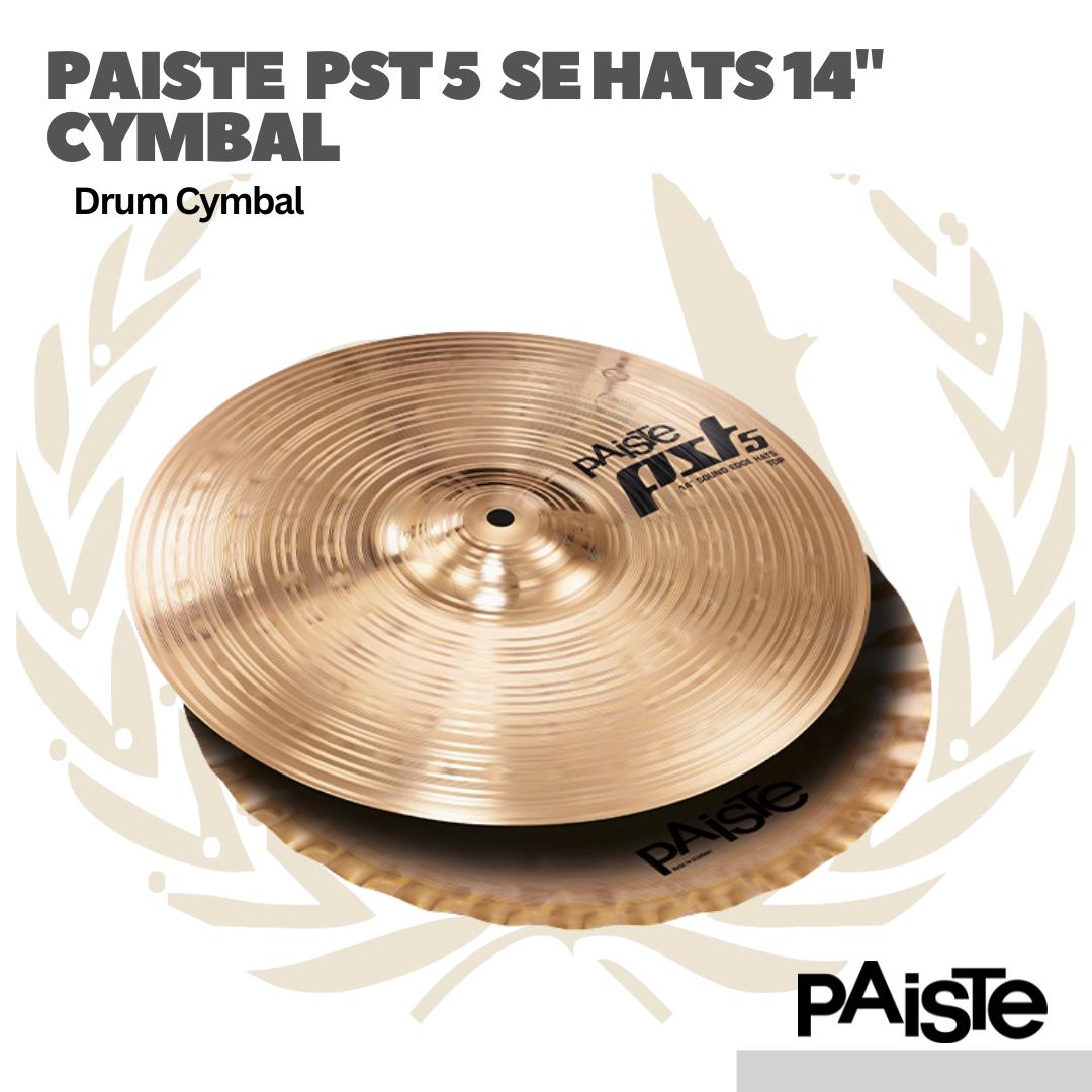 Paiste PST5 SE HATS 14 inch Cymbal - Drum Cymbal
