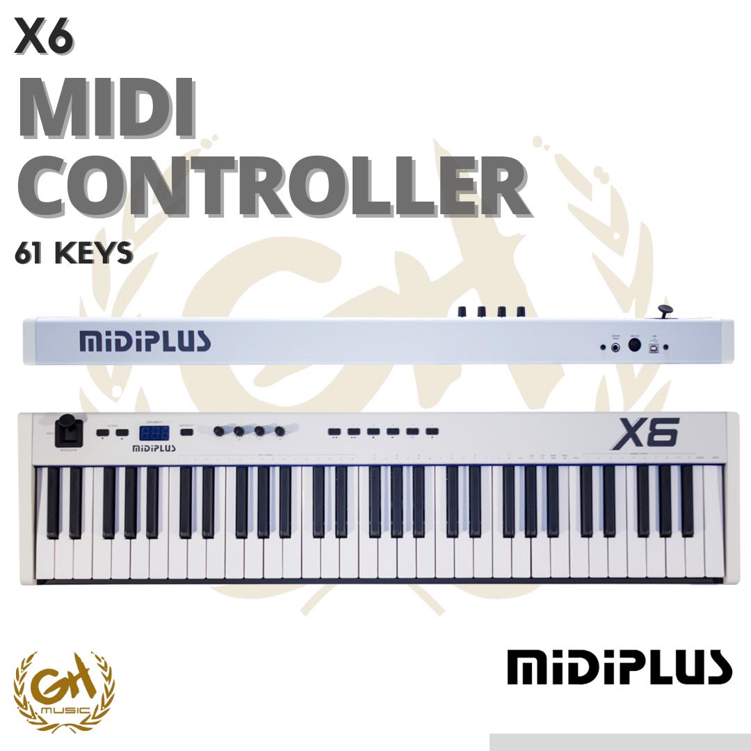 MIDIPLUS X6 61 KEYS PORTABLE KEYBOARD MIDI CONTROLLER