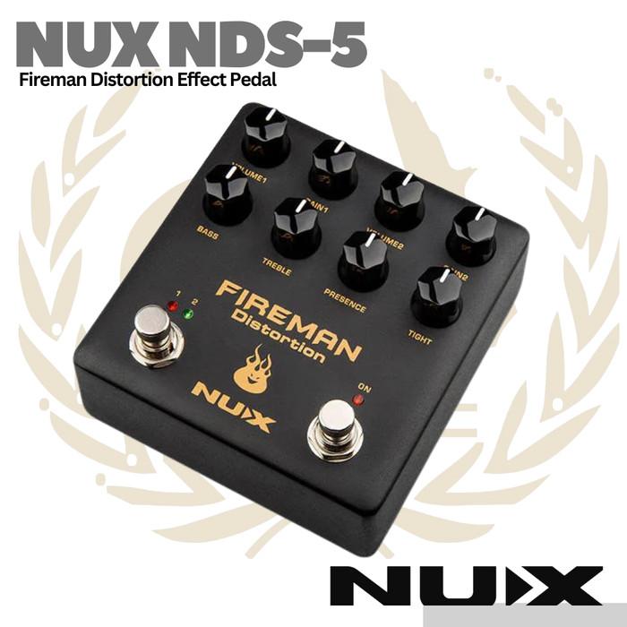 NUX Fireman NDS5 Overdrive Guitar Effect Pedal - Efek Gitar NDS-5