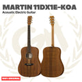 Martin 11 DX1E-KOA Acoustic Electric w/Bag - Gitar Akustik Elektrik HPL KOA 11DX1EKOA