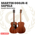 Martin 000JR-E Sapele Acoustic Electric Guitar w/Bag - Gitar Akustik Elektrik 000 Jr E
