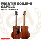 Martin 000JR-E Sapele Acoustic Electric Guitar w/Bag - Gitar Akustik Elektrik 000 Jr E