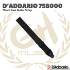 D'Addario 75B000 75mm Bass Guitar Strap - Strep Gitar Bass