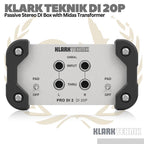 Klark Teknik DI 20P 2-ch Passive Direct Box with Midas Transformer