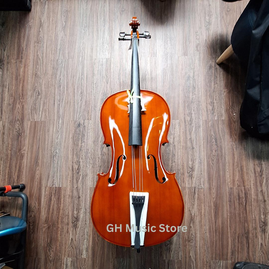 Cavaliers CC19-SW Cello Solid Wood Outfit | 4/4 3/4 1/2 Size