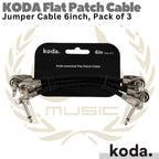 KODA Flat Patch Cable 6 inch | Kabel Jack Jumper Gitar L isi 3