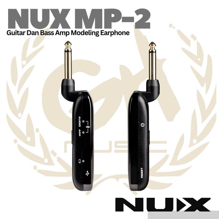 NUX MP2 Mighty Plug Headphone Guitar Amplifier - MP-2 Amplug