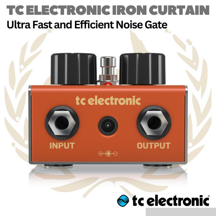 TC Electronic Iron Curtain Noise Gate Pedal Effect - Efek Gitar