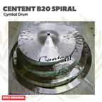 Centent B20 Spiral 16 inch Cymbal Drum - Simbal Drum