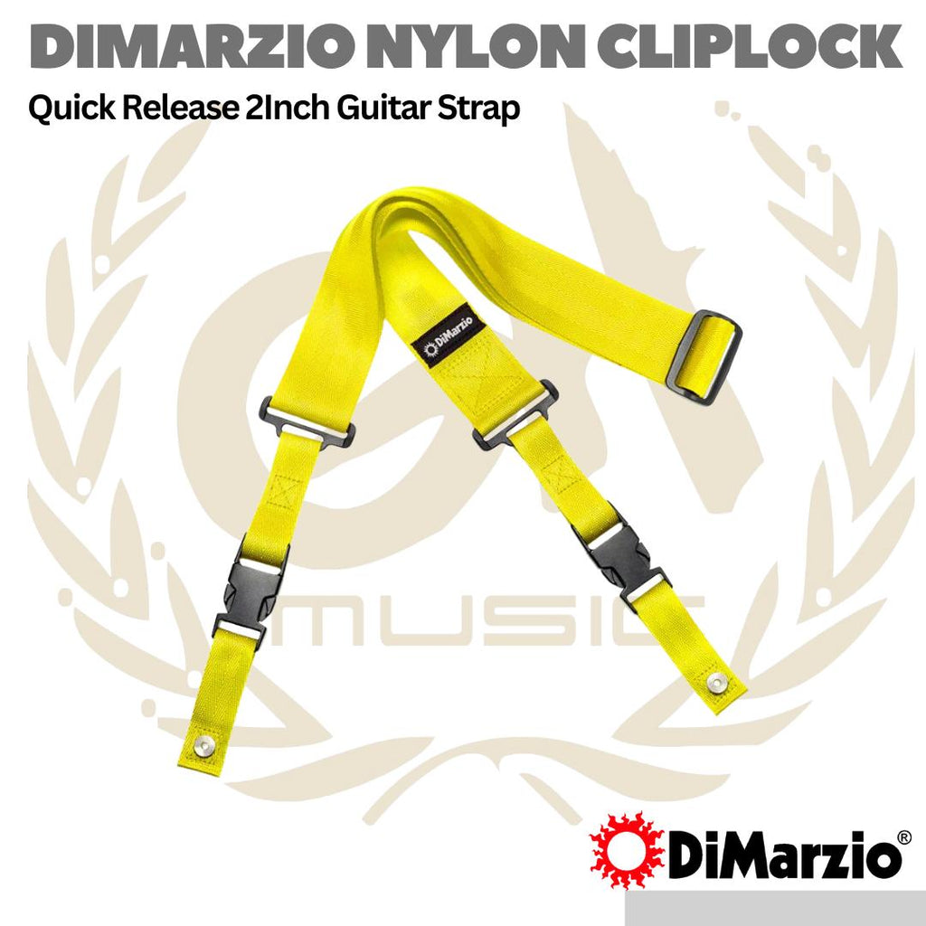 DiMarzio DD2200 Nylon ClipLock Quick Release 2Inch Guitar Strap