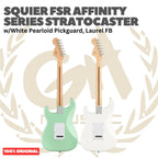 SQUIER FSR Affinity Series Stratocaster w/Pearloid Pickguard Electric Guitar - Gitar Listrik Elektrik Original Asli