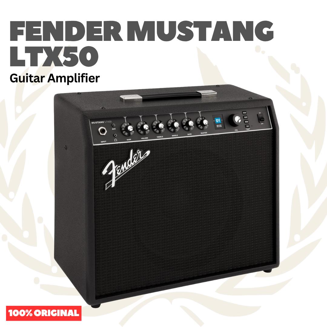 Fender Mustang LTX50 Guitar Amplifier, 230V, EU - Speaker Ampli Gitar 50w