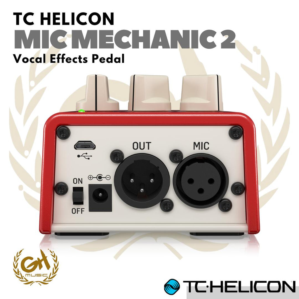 TC HELICON MIC MECHANIC 2 Vocal Effects Stompbox Pedal | Efek Vokal