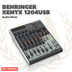 Behringer XENYX 1204USB Premium 12-Input 2/2-Bus Mixer - Audio Mixer