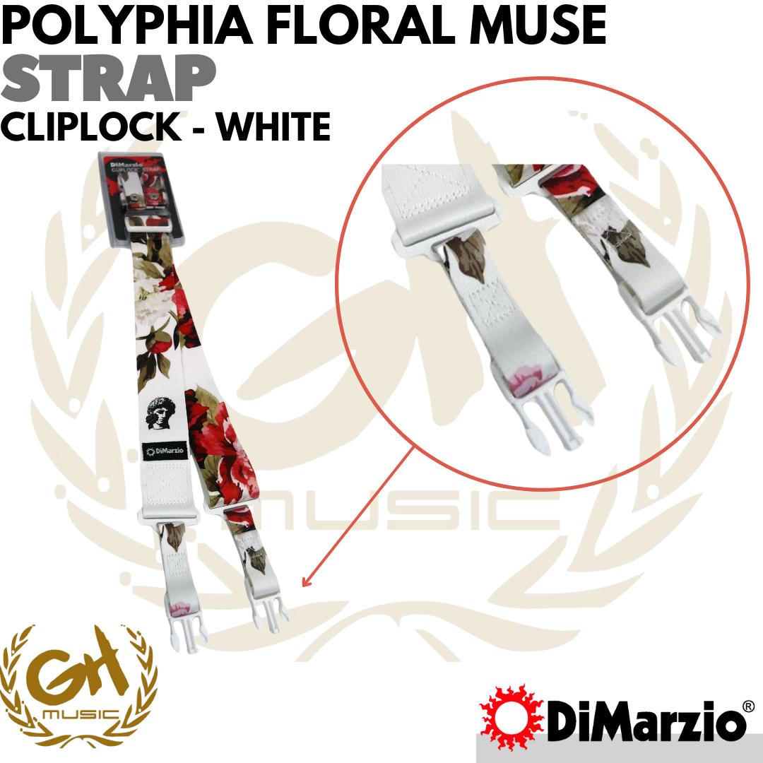 DiMarzio Polyphia Floral Muse ClipLock - STRAP GITAR