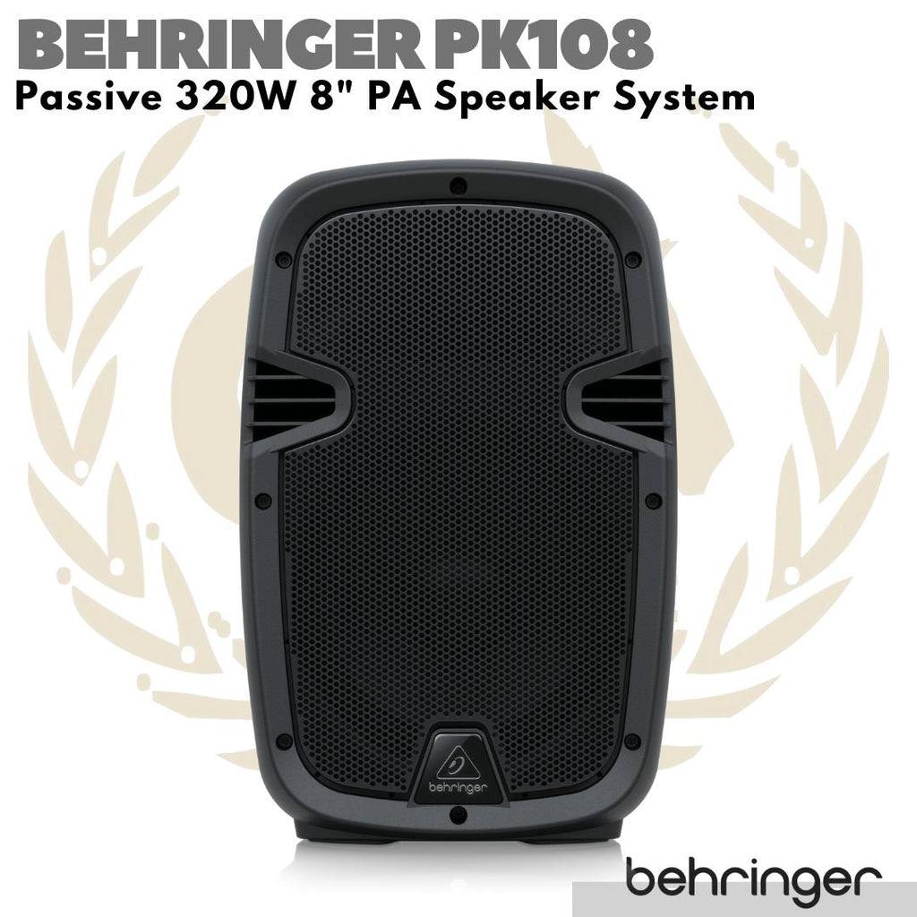 Behringer PK108 Passive 320W 8" PA Speaker System | Spiker Pasif