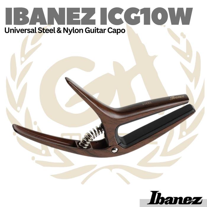 Ibanez ICGC10W Universal Steel and Nylon String Guitar Capo - Kapo
