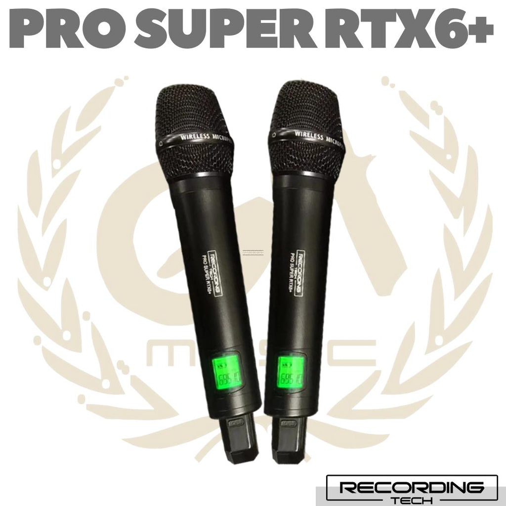RECORDING TECH PRO SUPER RTX6 Plus Audio Mixer Wireless Microphone | RTX6+