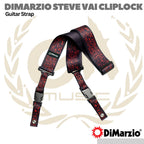DiMarzio Steve Vai ClipLock Guitar Strap - Strep Gitar Bass
