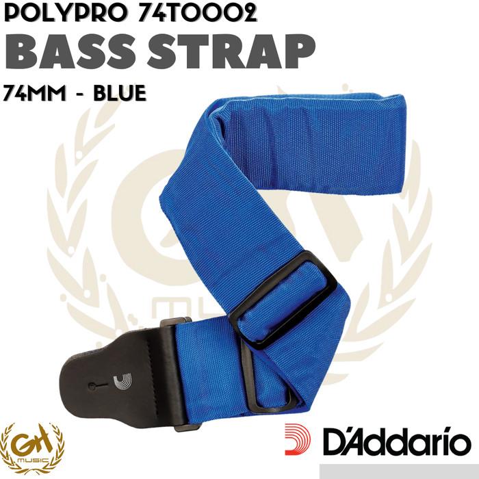 D'ADDARIO POLYPRO 74T000 WIDE 74mm BASS STRAP