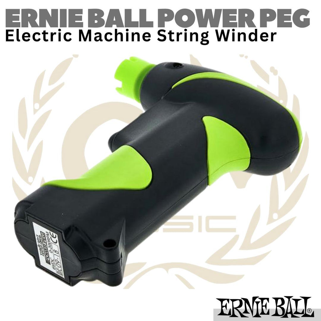 Ernie Ball Power Peg Winder | Pemutar Senar String Elektrik Baterai