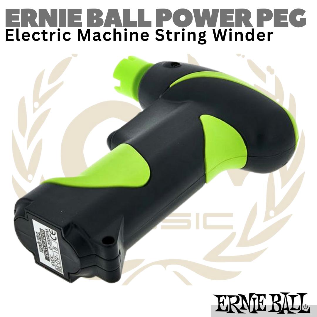 Ernie Ball Power Peg Winder | Pemutar Senar String Elektrik Baterai