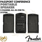 Fender Passport Conference 2, Portable Speaker Power Mixer 175w 5CH