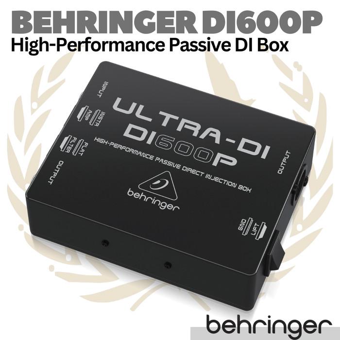 BEHRINGER ULTRA-DI DI600P High-Performance Passive DI Box | DI 600