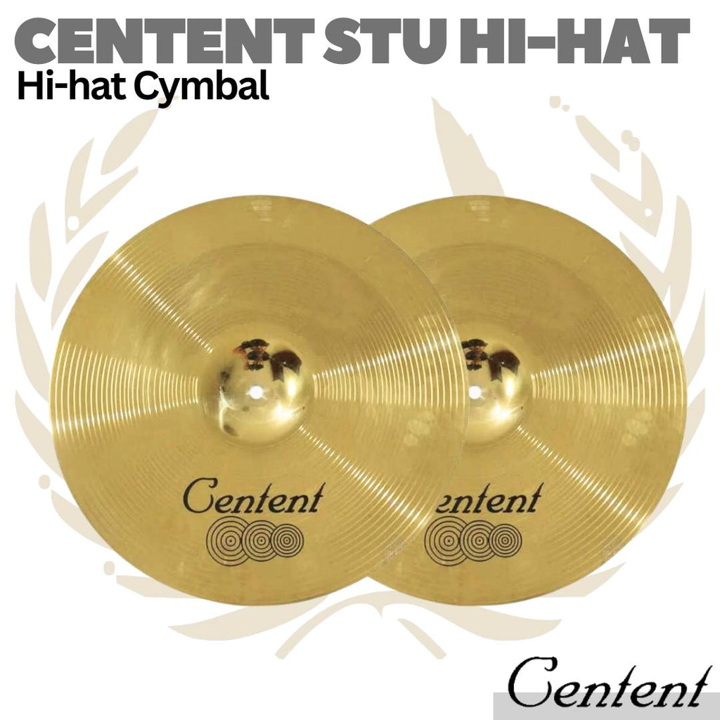 CENTENT STU Hi-Hat Cymbal | Simbal Hihat 13 14 Inch