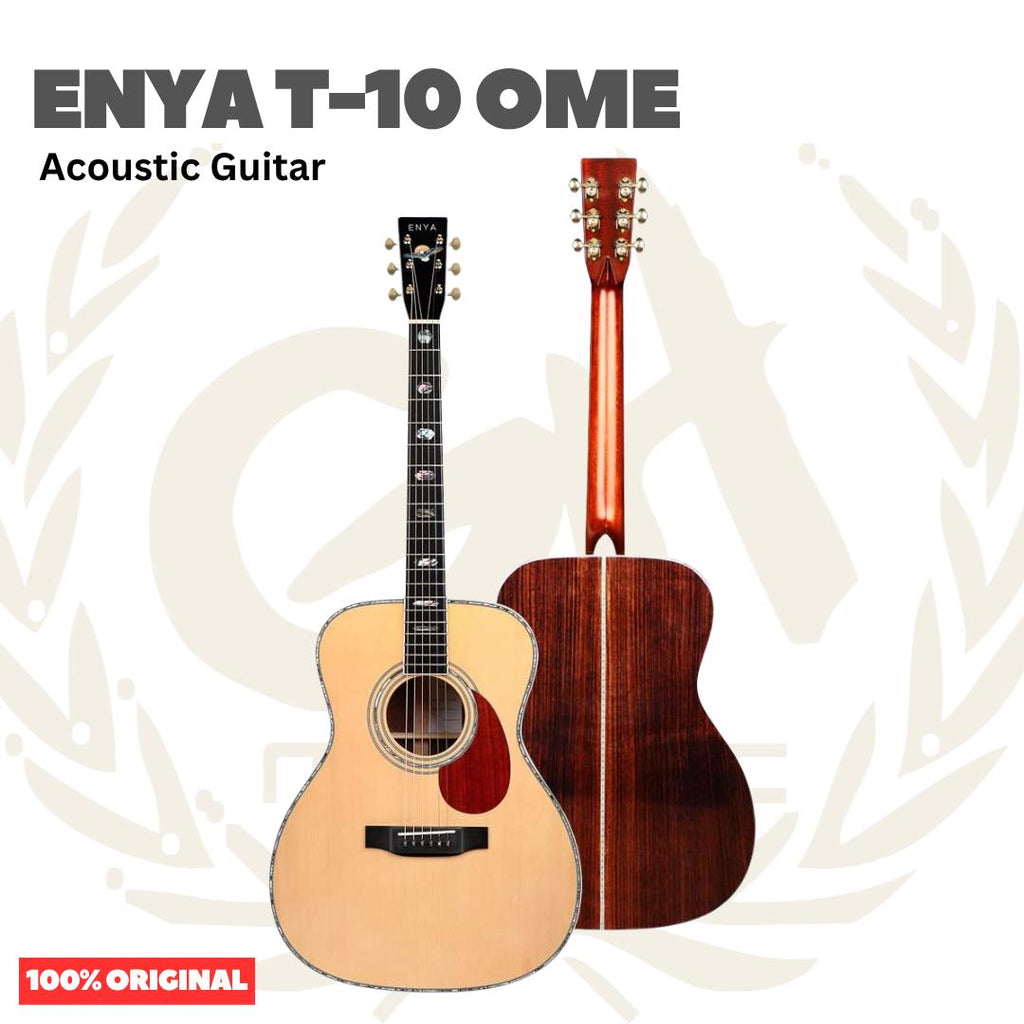 Enya T-10 OME Acoustic Orchestra Model Guitar - Gitar Akustik T10