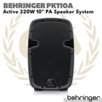 Behringer PK110A Active 320W 10 inch PA Speaker | Spiker Aktif PK110 A