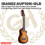 Ibanez AUP10N Tenor Ukulele 6 String w/Gig Bag - Gitar Lele
