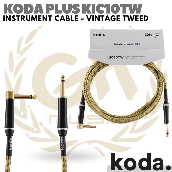 KODA PLUS STRAIGHT - ANGLED | Instrument Cable - Kabel Jack Instrumen
