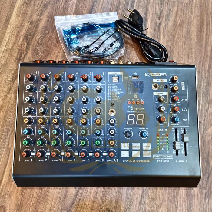 RECORDING TECH PRO-RTX8 8 Channel Professional Audio Mixer