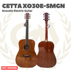 Cetta XO30E-SMGN Acoustic Electric Guitar - Gitar Akustik Elektrik dengan Preamp XO-30E-SMGN
