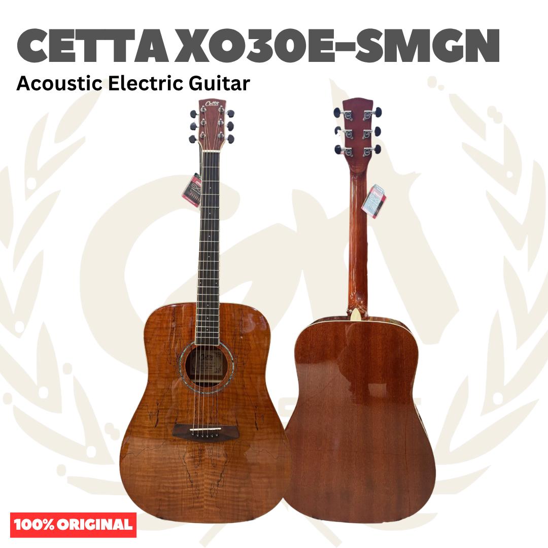 Cetta XO30E-SMGN Acoustic Electric Guitar - Gitar Akustik Elektrik dengan Preamp XO-30E-SMGN