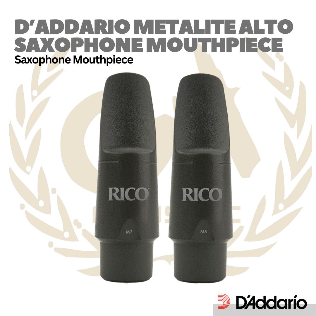 D'addario Metalite Alto Saxophone Mouthpiece