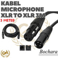 KABEL MICROPHONE BOCHARA XLR TO XLR 3M