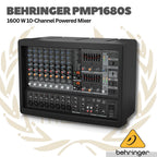 Behringer PMP1680s 1600 W 10-Channel Powered Mixer, Dual Multi-FX Processor and FBQ