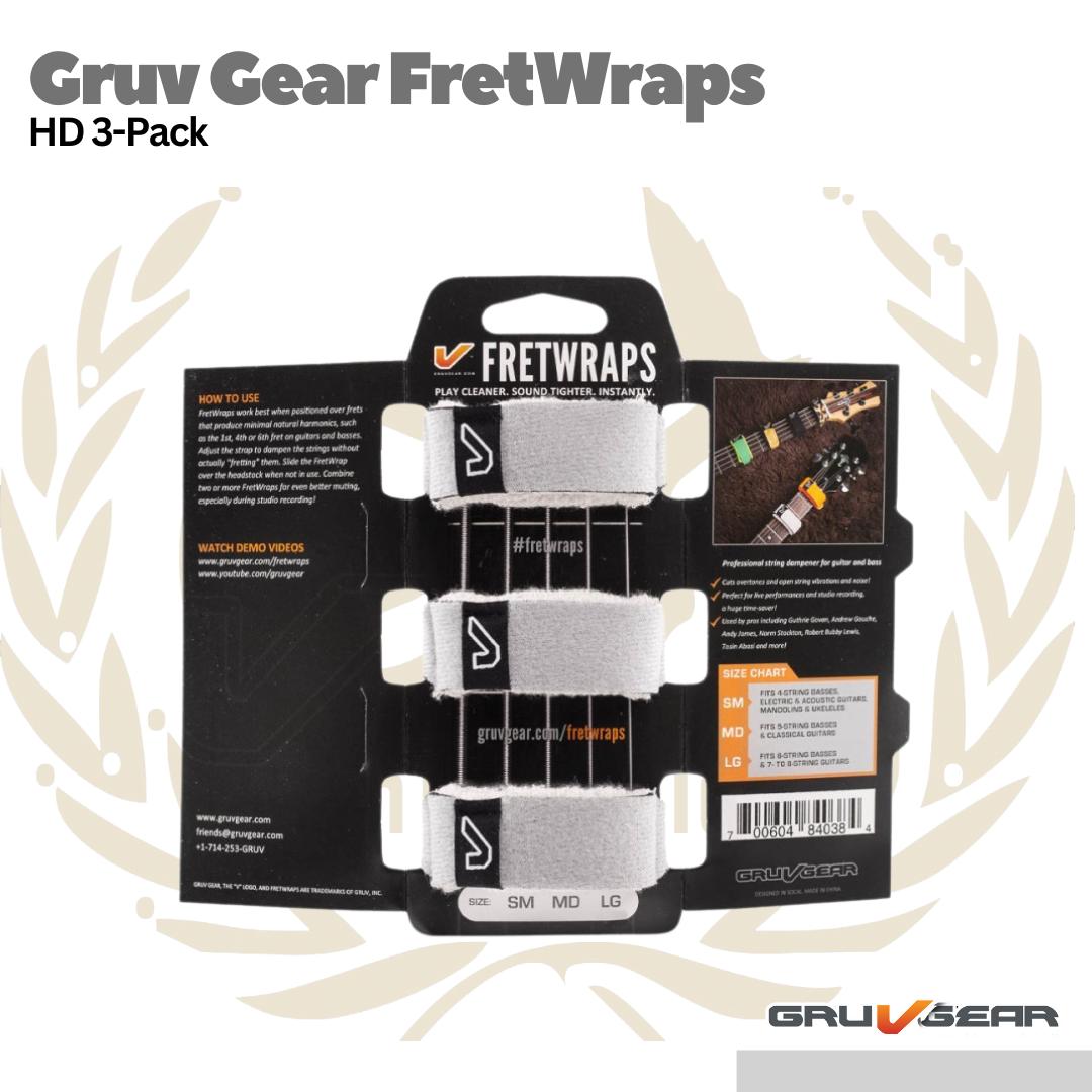 FretWraps by Gruv Gear HD Flare 3-Pack FW-3PK-ORG