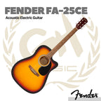 Fender FA-25CE Dreadnought Acoustic Guitar - Gitar Akustik