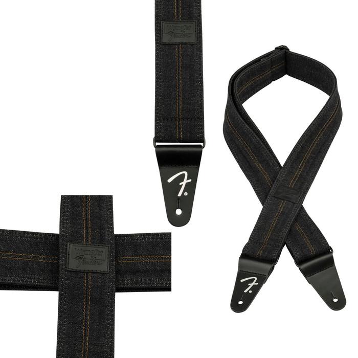 FENDER x WRANGLER Denim Guitar Straps | Strap Gitar Bass